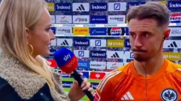 Ali, ja sam igrač Verdera! Auuu kakav blam voditeljke, pamtiće ovo celog života (VIDEO)