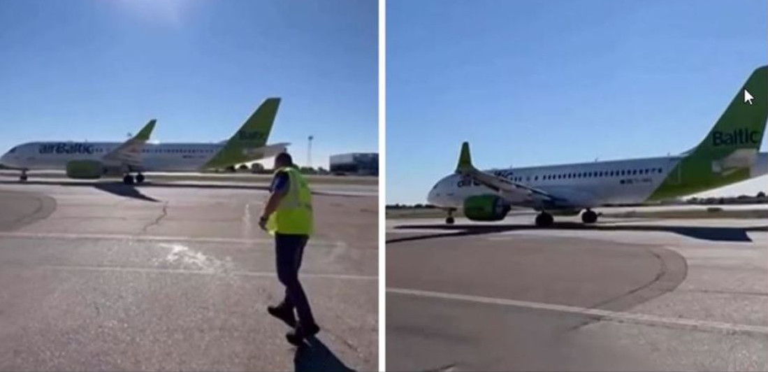 Srbija bruji o potezu radnika sa aerodroma: Evo kako je ispratio "orlove" u Rigu (VIDEO)