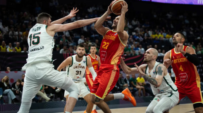 Totalni debakl - Litvanija razbila Crnogorce na Evrobasketu