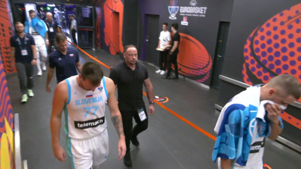 Bez njega ne sme u toalet: Dončićev telohranitej postao atrakcija na Evrobasketu (FOTO)