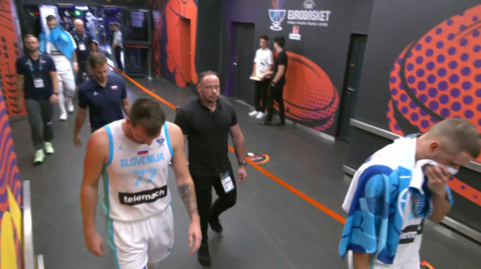 Bez njega ne sme u toalet: Dončićev telohranitej postao atrakcija na Evrobasketu (FOTO)