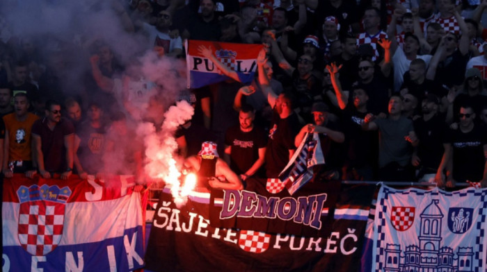 "Ubij Srbina"! Ustašijadi nema kraja: Na meču Hrvatska - Crna Gora jezivo skandiranje