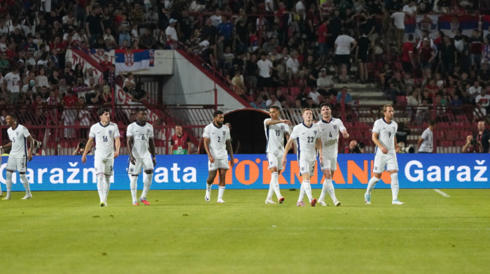 (VIDEO) Srbija primila još jedan gol: Karambol u šesnaestercu, odlično se snašao Konsa
