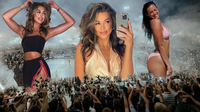 Auf, kakva riba... Svi "grobari" gledali u nju - evo kakve veze brineta ima s Partizanom Auf, kakva riba... Svi "grobari" gledali u nju - evo kakve veze brineta ima s Partizanom