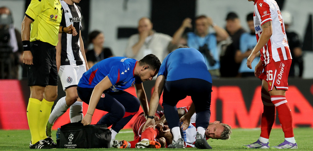 Katastrofalan problem za Zvezdu - Povredio se Marko Arnautović? (FOTO)