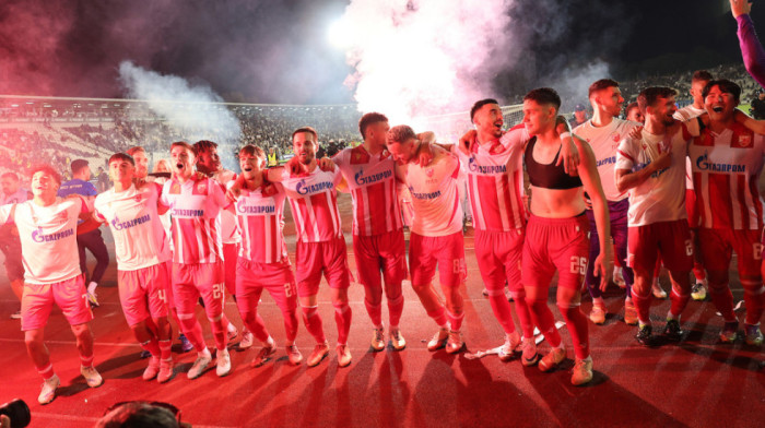 Pogledajte kako je  Marko Arnautović proslavio pobedu Zvezde (VIDEO)