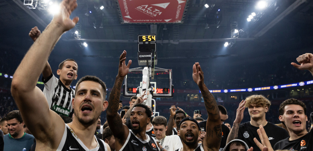 Inkognito bodri Partizan: Francuski reprezentativac uhvaćen u Areni (VIDEO)