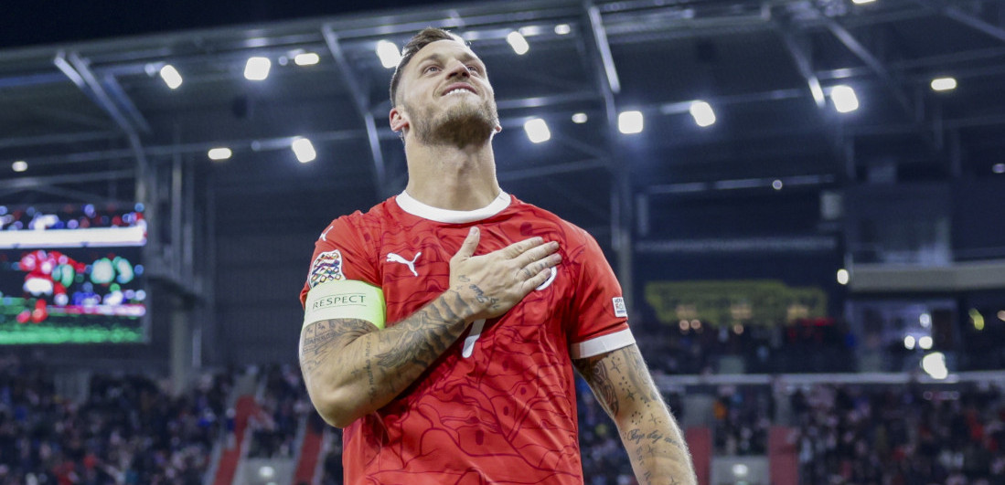Rekordna noć Marka Arnautovića: Zvezdin as najbolji strelac Austrije svih vremena (VIDEO)