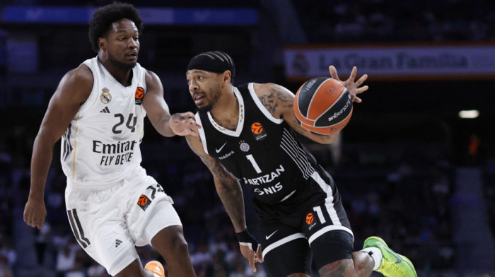 Partizan očajan nakon 10 minuta - Real ima dvocifrenu prednost