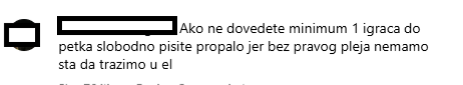 Komentari navijača Partizana