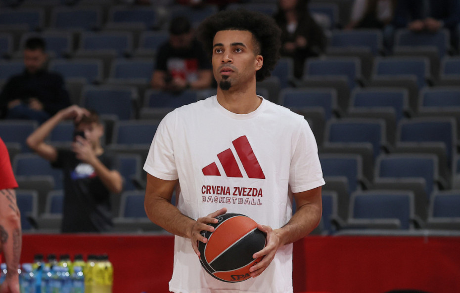 Zagrevanje pred utakmicu Crvena zvezda - Baskonije