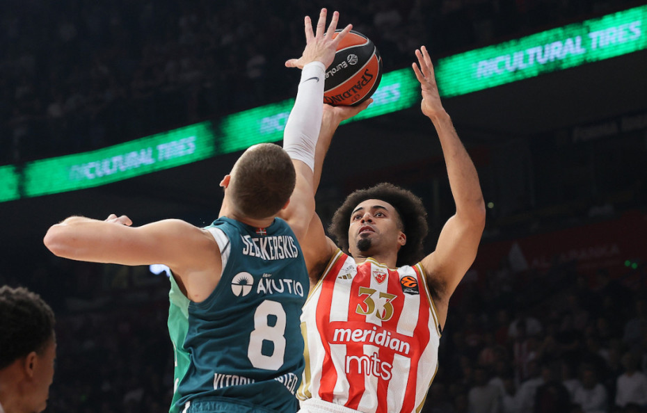 Košarkaši Crvene zvezde protiv Baskonije