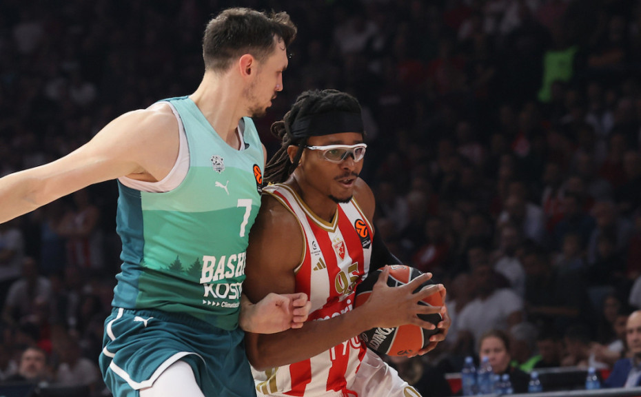 Košarkaši Crvene zvezde protiv Baskonije