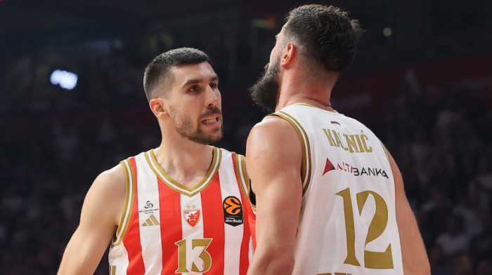 Zvezda potpuno slomila Baskoniju: Crveno-beli plešu po terenu