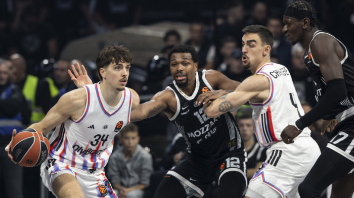 Najnovija tabela Evrolige - Partizan nazadovao posle poraza, evo gde je Zvezda