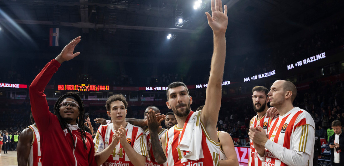 Zvezda živi san: Crveno-beli obezbedili noć na čelu Evrolige!