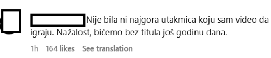 Komentari navijača Partizana posle poraza od Mačve