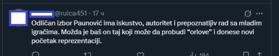 Reakcije navijača o Veljku Paunoviću