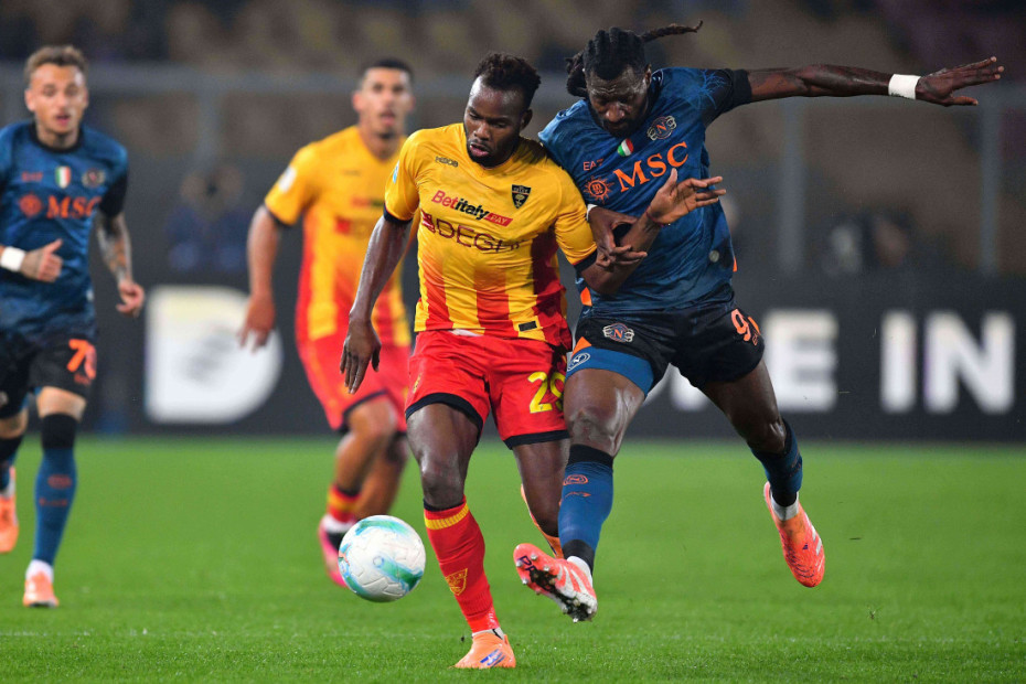 Detalji sa utakmice Napoli - Leće