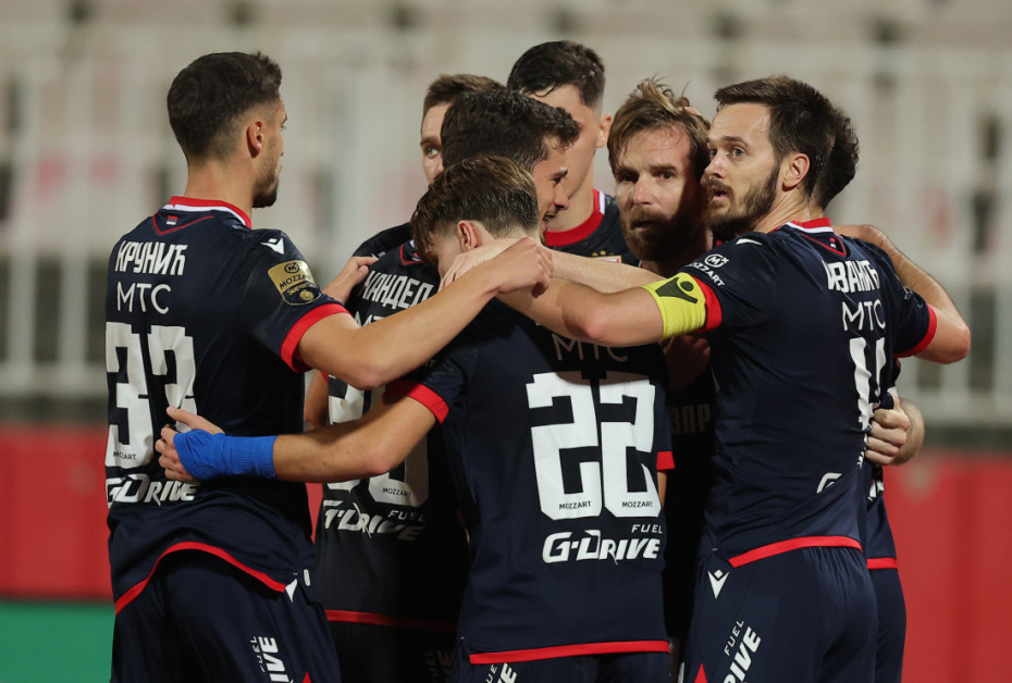 Detalj sa meča Vojvodine i Crvene zvezde