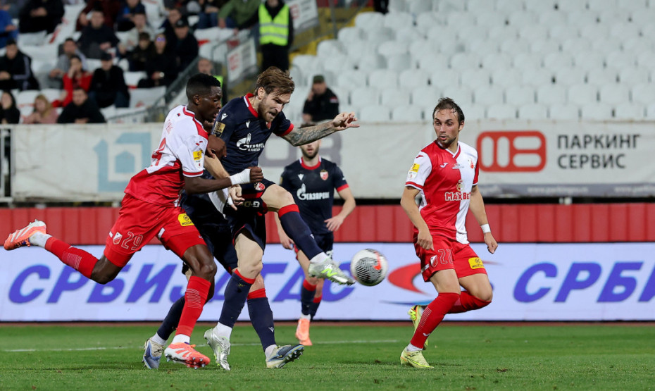 Detalj sa meča Vojvodine i Crvene zvezde