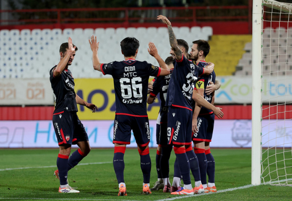 Detalj sa meča Vojvodine i Crvene zvezde