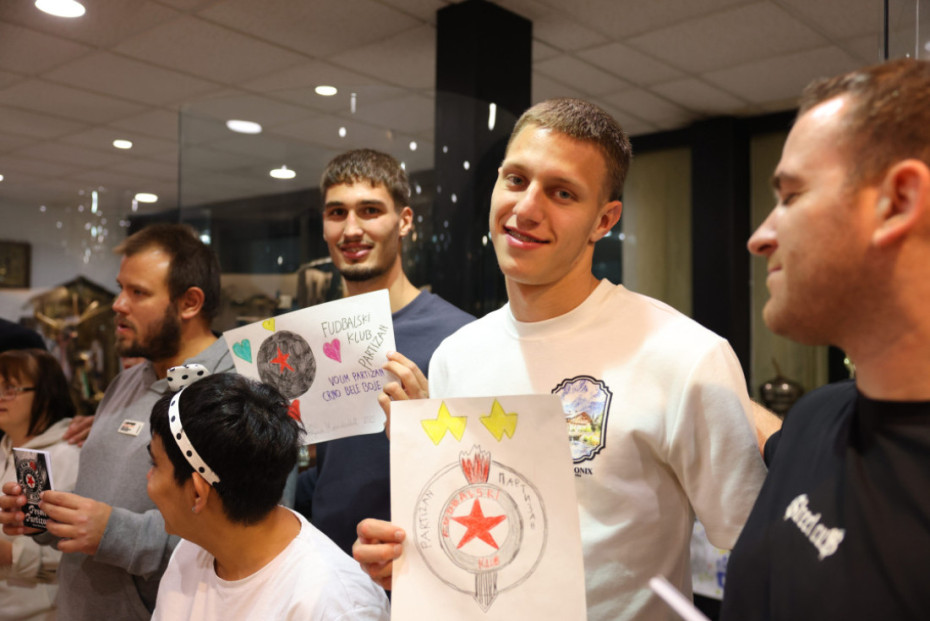 Fudbaleri Partizana ugostili organizaciju MNRO