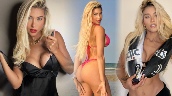 Cica ubica! Zavodljiva navijačica žari i pali kada svuče sve sa sebe, odlepila za Vlahovićem (FOTO)