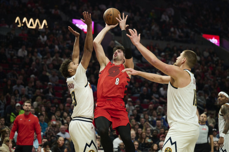 Detalji sa meča Portland - Denver