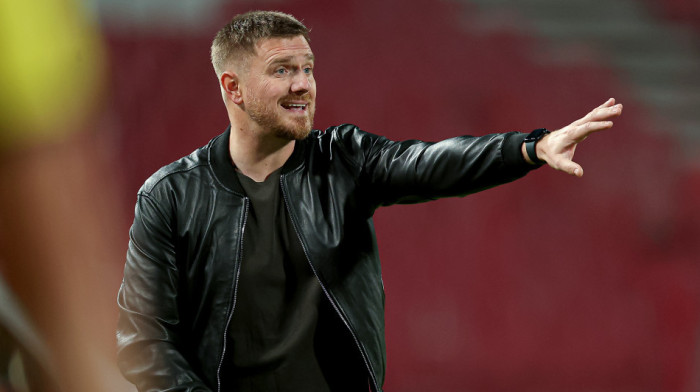 Radnik slavi remi sa Zvezdom: Jakšić poručio da je prezadovoljan, pa igračima u svlačionici rekao ovo (VIDEO)