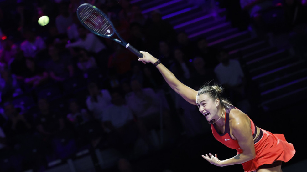 Teška pobeda Sabalenke - Prva teniserka savladala Amerikanku i zakazala finale u Rijadu