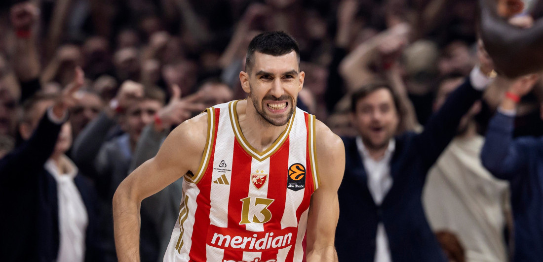 Dobrić sa pola terena... Ideee! Luda trojka kapitena Zvezde protiv Budućnosti (VIDEO)