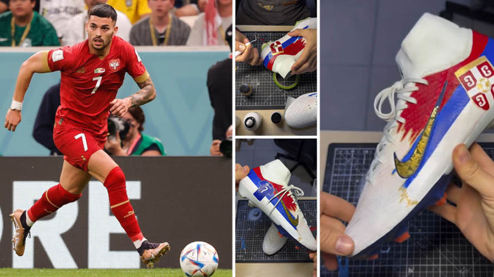 Neka večeras donesu sreću! Radonjić u posebnim kopačkama na "Vembliju" (VIDEO)