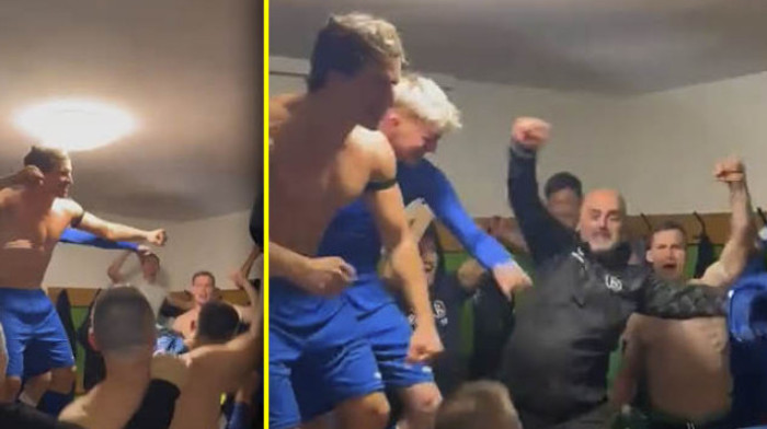 (VIDEO) Au, kakav hit! Usred Austrije gruva "Rado te se setim ljubavi stara", fudbaleri luduju u svlačionici