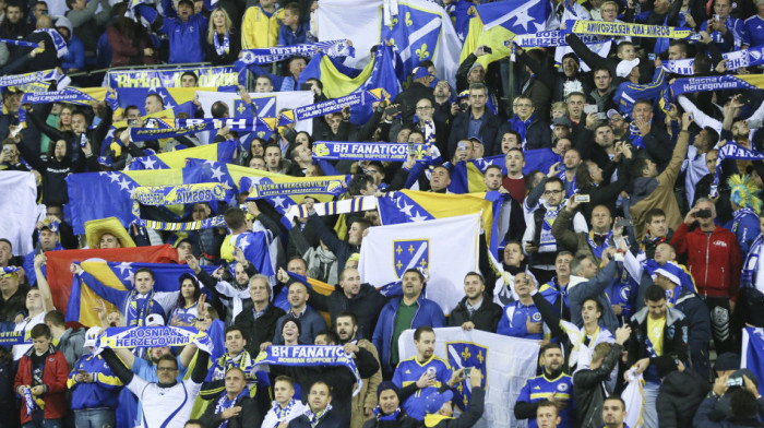 Bosanci napravili ludnicu u Beču: Njih 27.000 čeka istorijski uspeh reprezentacije (VIDEO)