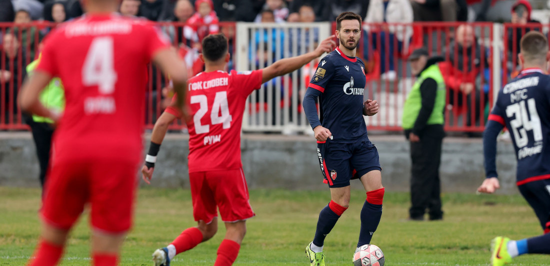 Zvezda rutinski do 2:0, Sloven igra hrabro