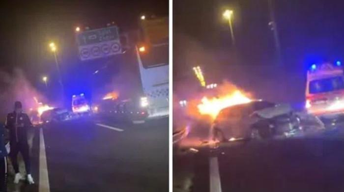 (VIDEO) Bravo, herojski čin! Fudbaleri rizikovali život i spasili čoveka iz automobila u plamenu