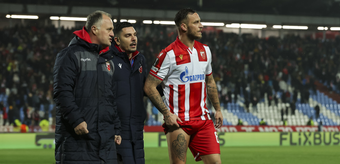Katastrofalne vesti za Zvezdu: Ponovo se povredio Marko Arnautović