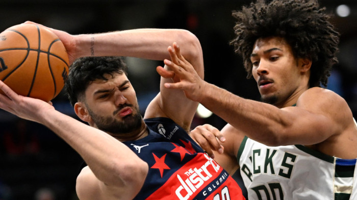 Tristan Vukčević "pokidao" u pobedi Vašingtona protiv Milvokija