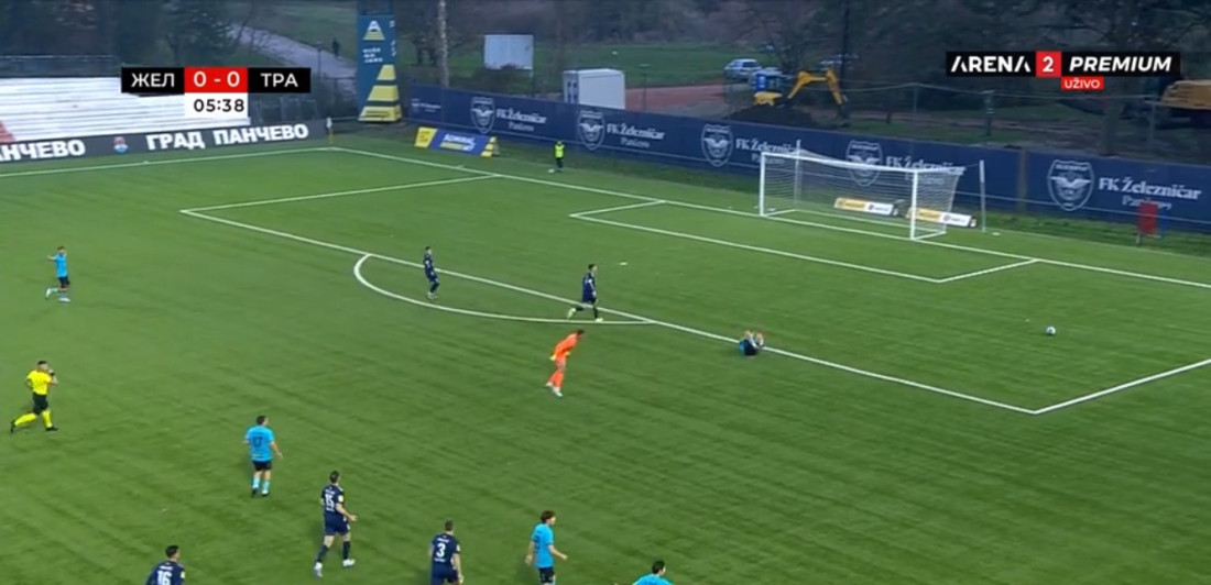 Šok u Kupu Srbije: Golman Železničara dobio crveni karton u šestom minutu (VIDEO)