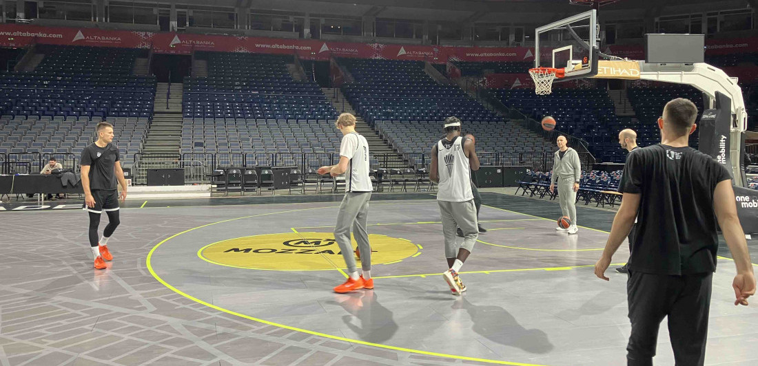 Partizan odradio trening bez Obradovića: Pogledajte scene iz Arene (VIDEO)