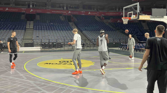 Partizan odradio trening bez Obradovića: Pogledajte scene iz Arene (VIDEO)