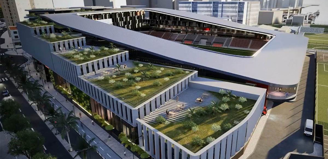 Lu-di-lo! U Evropi niče stadion tik pored avionske piste, ovako nešto još niste videli (FOTO/VIDEO)