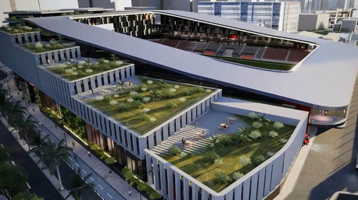 Lu-di-lo! U Evropi niče stadion tik pored avionske piste, ovako nešto još niste videli (FOTO/VIDEO)