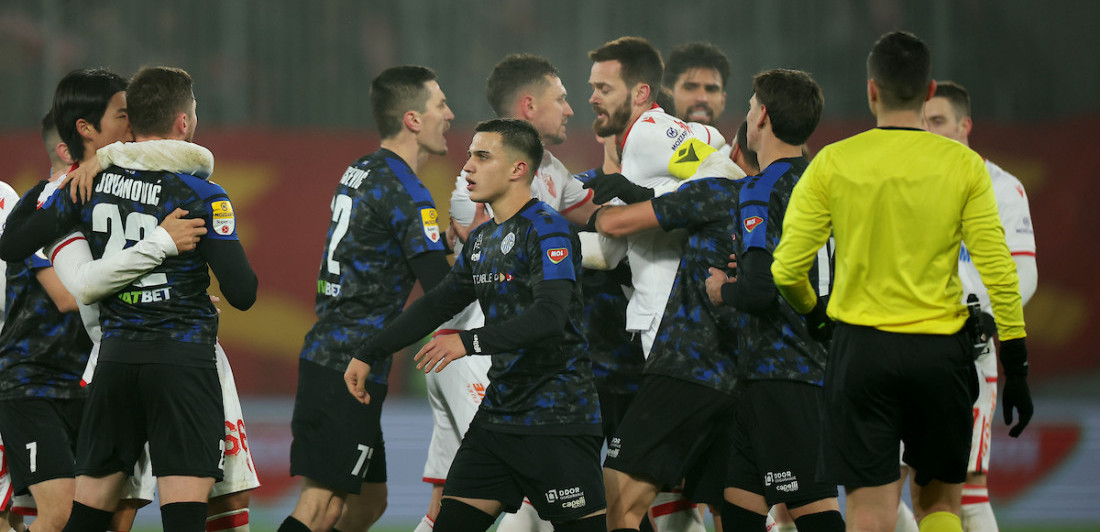 Frka u Topoli! Igrači Zvezde i TSC u klinču (VIDEO)