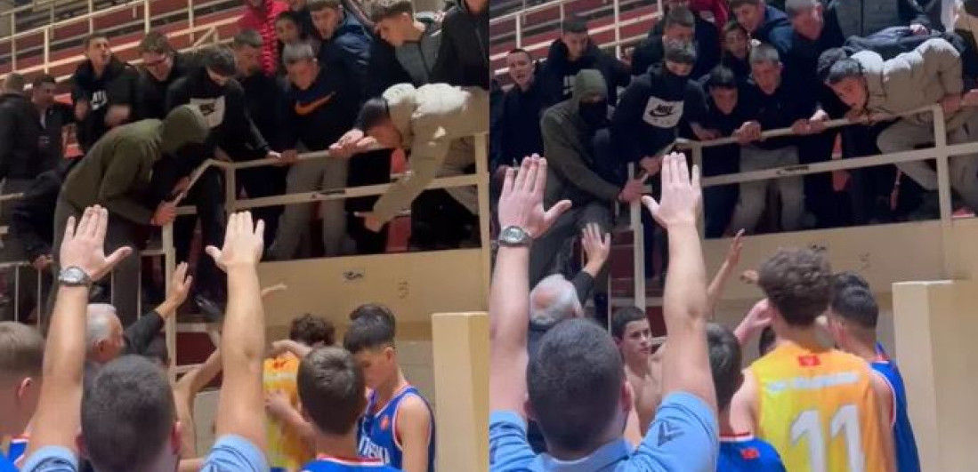 (VIDEO) Bruka i sramota, nedopustivo: Navijači pljuvali i vređali decu s tribina, policija morala da reaguje