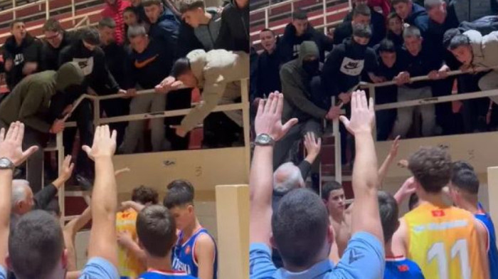 (VIDEO) Bruka i sramota, nedopustivo: Navijači pljuvali i vređali decu s tribina, policija morala da reaguje