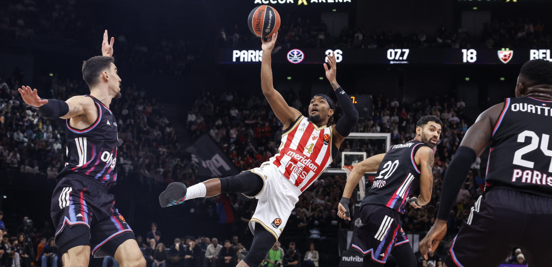 Evo kako izgleda tabela Evrolige posle užasne partije Zvezde u Parizu