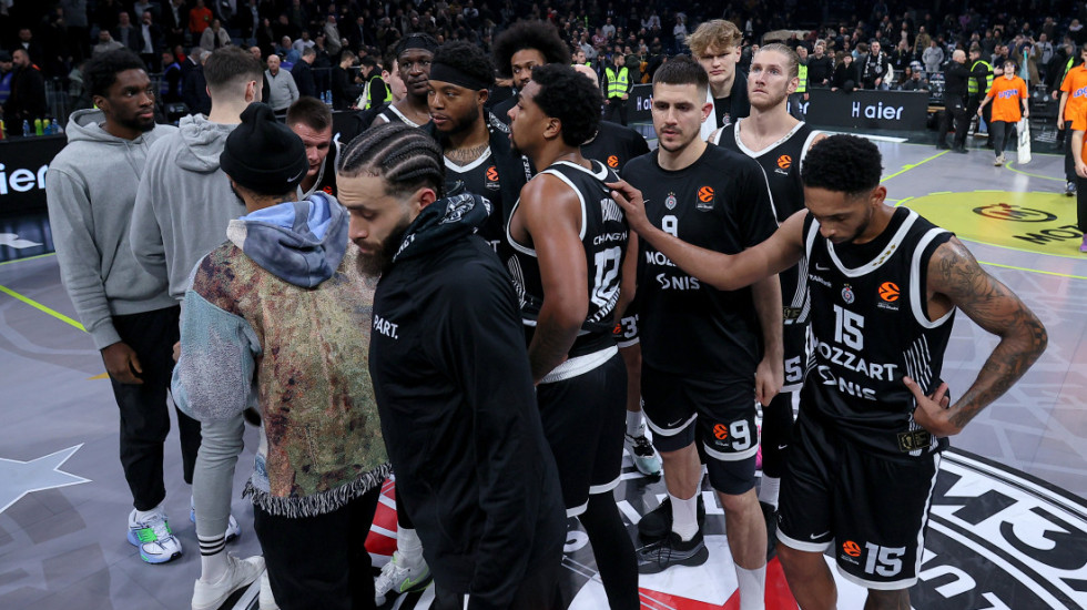 Novi negativni rekord Partizana: Ovo im se nikada nije desilo u Evroligi