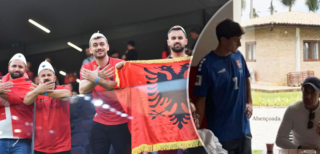 So na ranu Albancima! Au, ovo će ih baš zaboleti: Sin njihovog selektora se hvali grbom Srbije (FOTO)